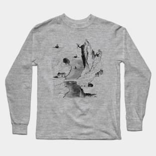 Drawing / sketch of nature Long Sleeve T-Shirt